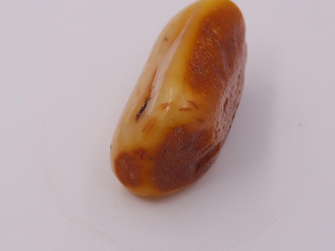Poliruotas Retas Natūralus Baltijos grynuolis 28 g.